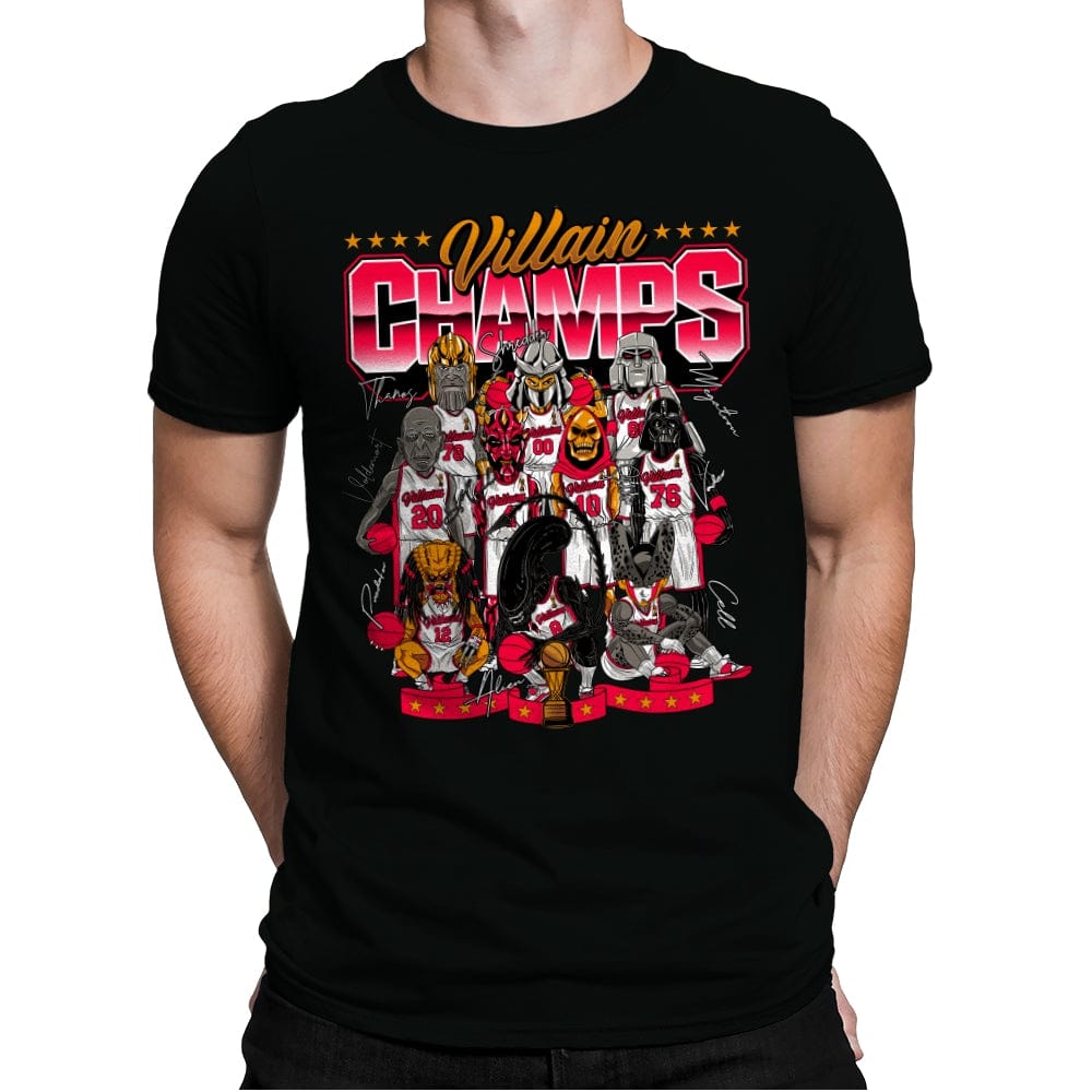 Villain Champs - Mens Premium T-Shirts RIPT Apparel Small / Black