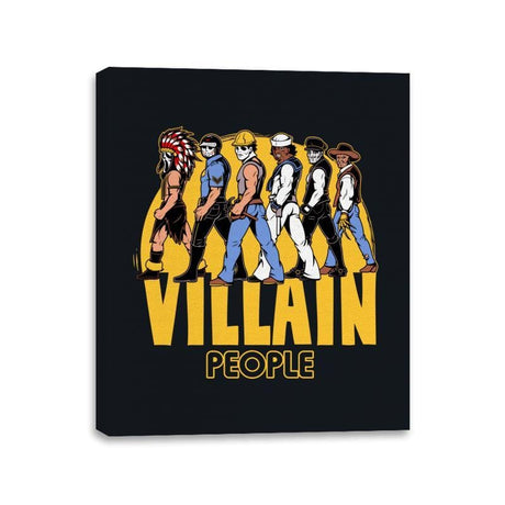 Villain People - Canvas Wraps Canvas Wraps RIPT Apparel 11x14 / Black