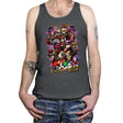 Villains Nostalgic Games - Tanktop Tanktop RIPT Apparel X-Small / Asphalt