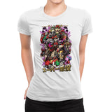 Villains Nostalgic Games - Womens Premium T-Shirts RIPT Apparel Small / White