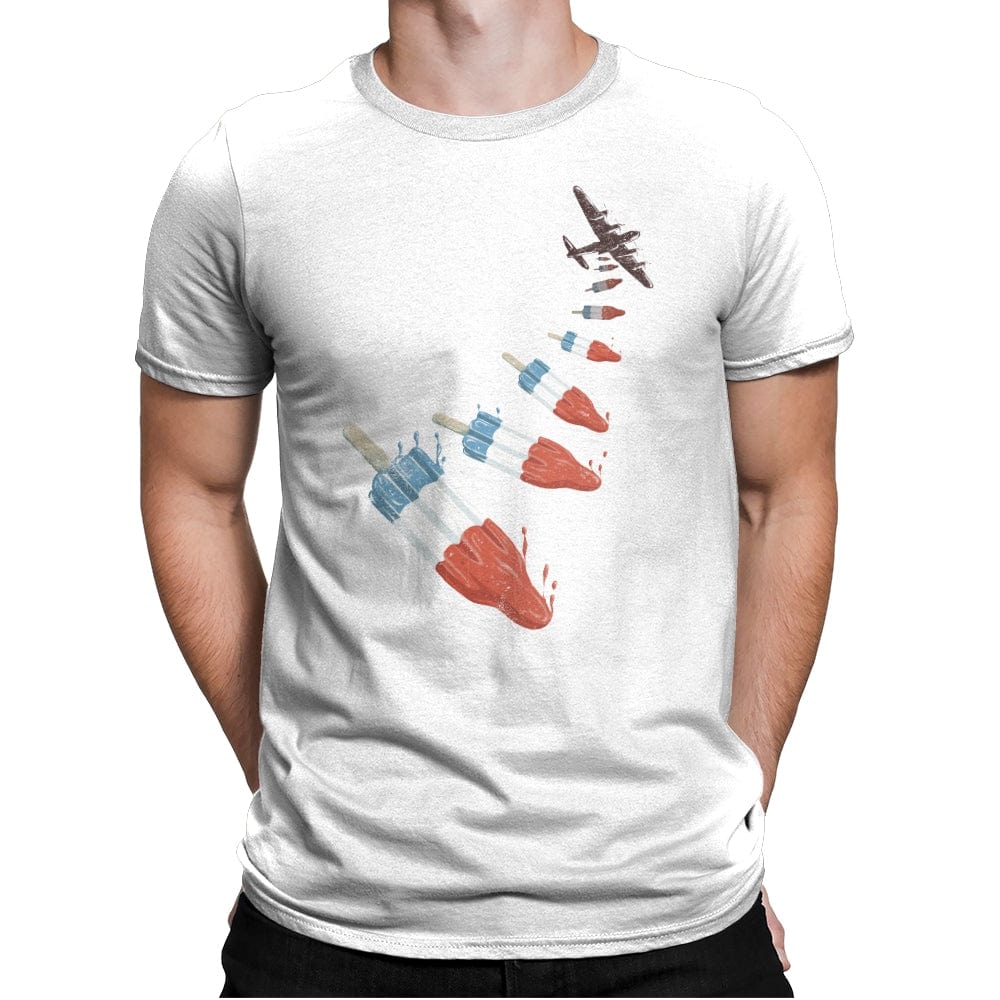 Vintage Bomb Pops - Mens Premium T-Shirts RIPT Apparel Small / White