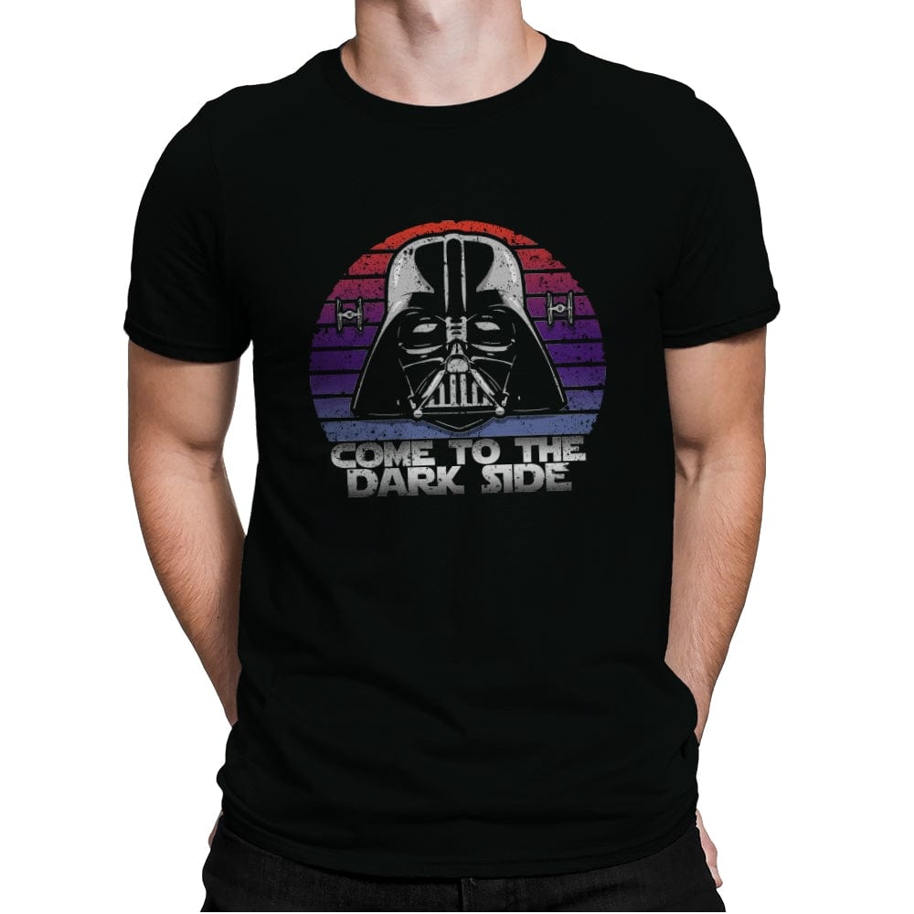 Vintage Dark Side - Mens Premium T-Shirts RIPT Apparel Small / Black