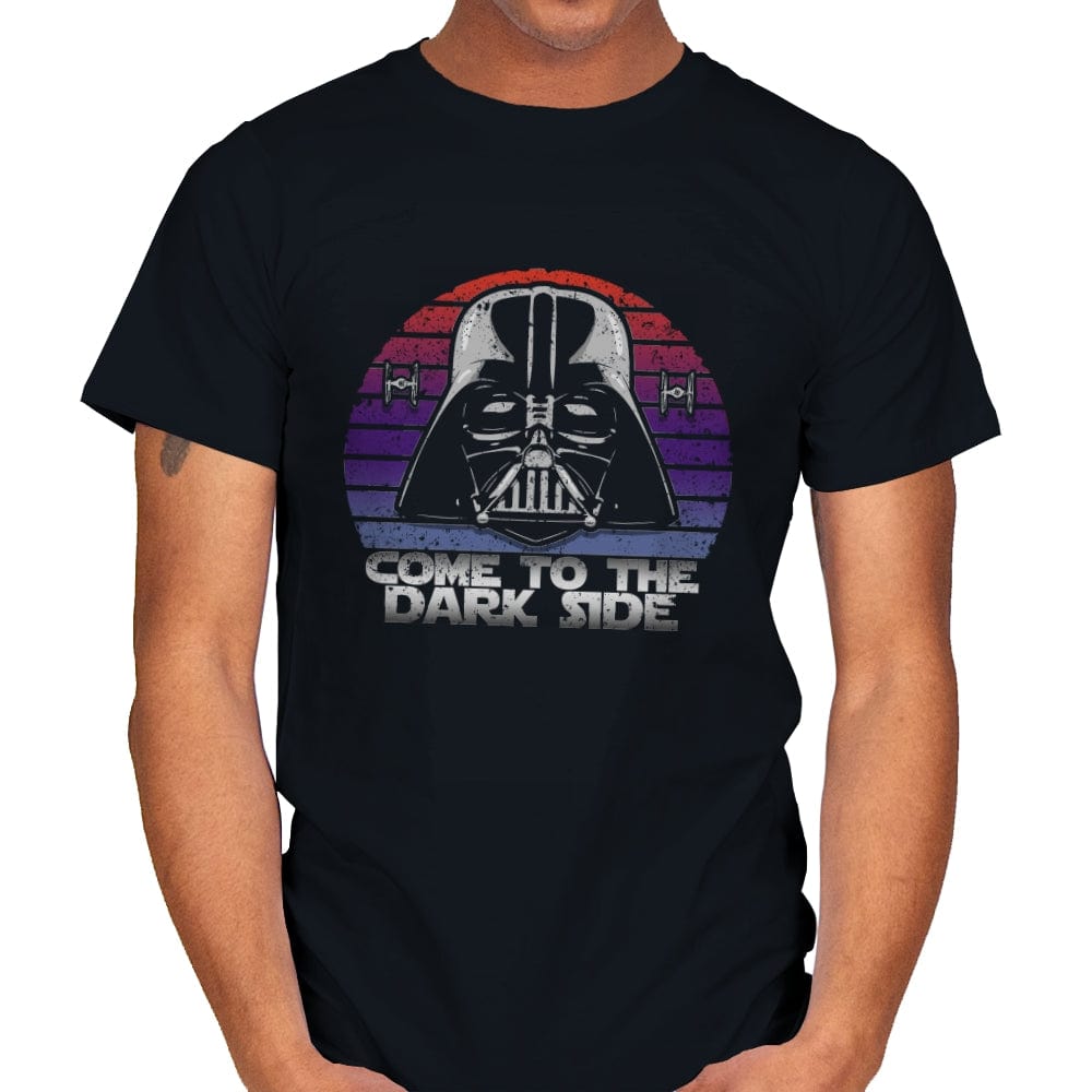 Vintage Dark Side - Mens T-Shirts RIPT Apparel Small / Black