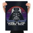 Vintage Dark Side - Prints Posters RIPT Apparel 18x24 / Black