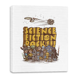 Vintage Science Fiction - Canvas Wraps Canvas Wraps RIPT Apparel 16x20 / White