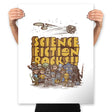 Vintage Science Fiction - Prints Posters RIPT Apparel 18x24 / White