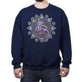 Violet Dragon - Crew Neck Sweatshirt Crew Neck Sweatshirt RIPT Apparel Small / Navy