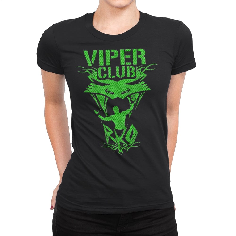 Viper Club - Womens Premium T-Shirts RIPT Apparel Small / Black