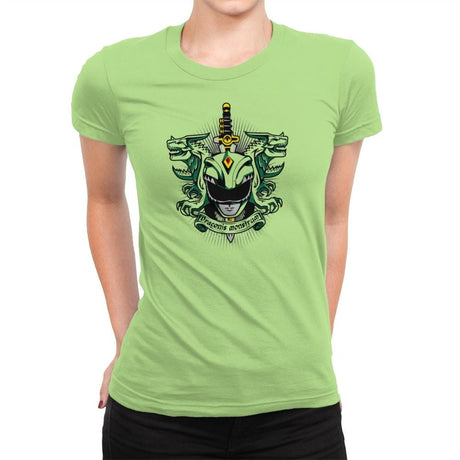 Viridis Draconis Monstrum - Zordwarts - Womens Premium T-Shirts RIPT Apparel Small / Mint