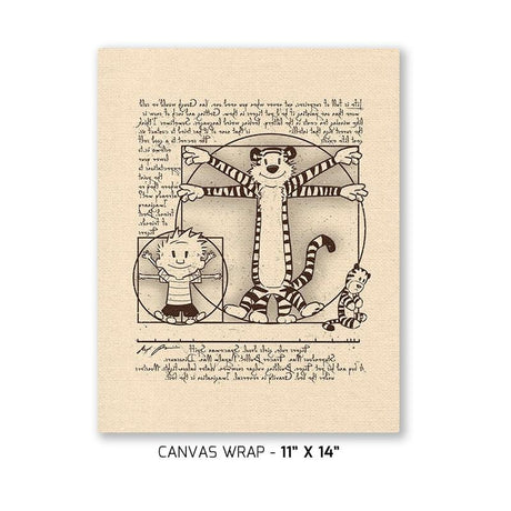 Virtruvian Buddies Exclusive - Canvas Wraps Canvas Wraps RIPT Apparel 11x14 inch