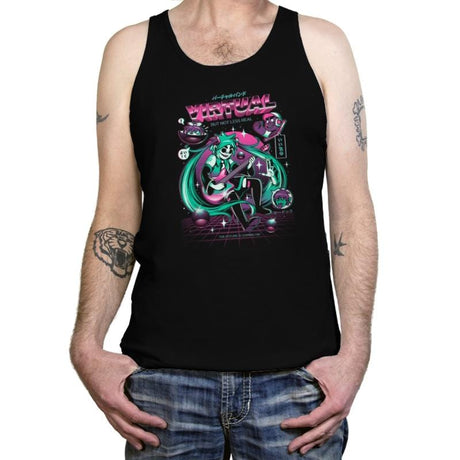 Virtual Band - Tanktop Tanktop RIPT Apparel X-Small / Black