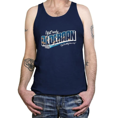 Visit Alderaan Exclusive - Tanktop Tanktop RIPT Apparel X-Small / Navy