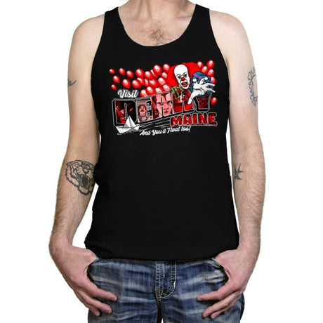 Visit Derry - Tanktop Tanktop RIPT Apparel X-Small / Black