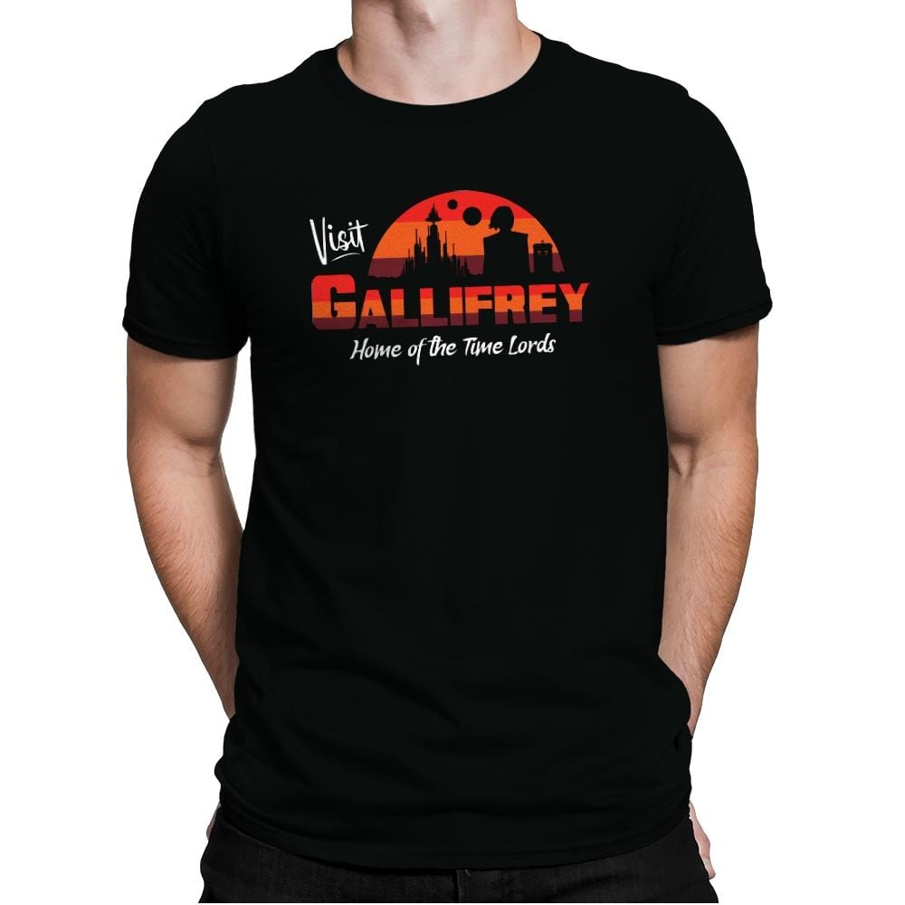 Visit Gallifrey - Mens Premium T-Shirts RIPT Apparel Small / Black