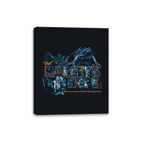 VISIT HADLEY'S - Canvas Wraps Canvas Wraps RIPT Apparel 8x10 / Black