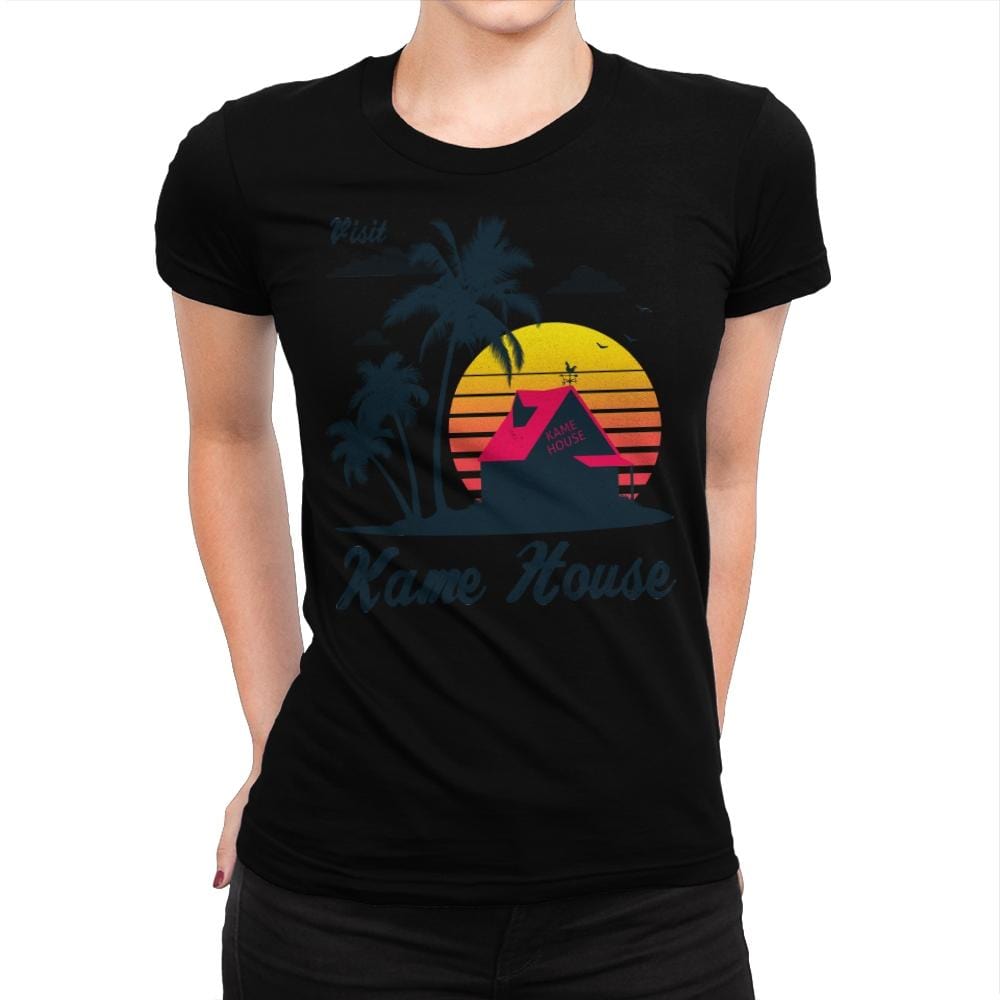 Visit Kame-House - Womens Premium T-Shirts RIPT Apparel Small / Indigo