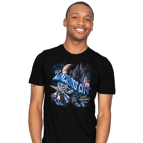 Visit Macross City - Mens T-Shirts RIPT Apparel