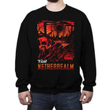 Visit Netherrealm - Crew Neck Sweatshirt Crew Neck Sweatshirt RIPT Apparel