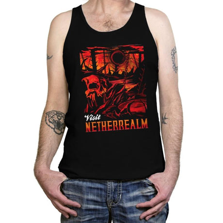 Visit Netherrealm - Tanktop Tanktop RIPT Apparel X-Small / Black