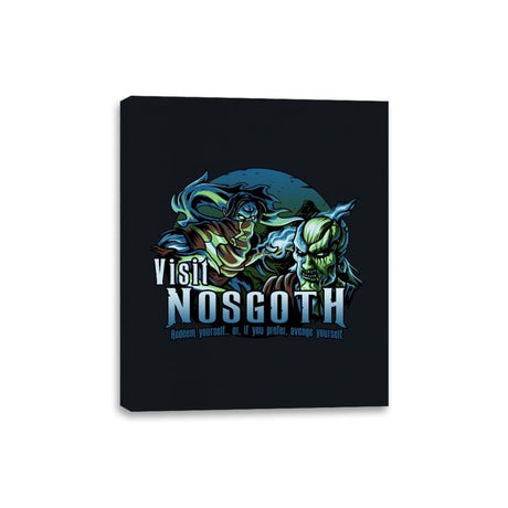 Visit Nosgoth - Canvas Wraps Canvas Wraps RIPT Apparel 8x10 / Black