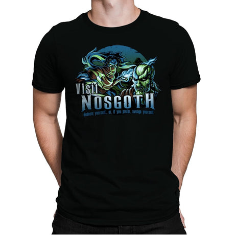 Visit Nosgoth - Mens Premium T-Shirts RIPT Apparel Small / Black