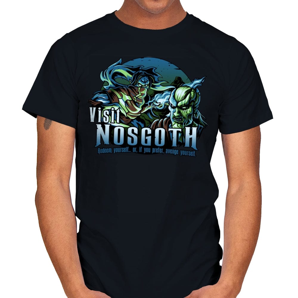 Visit Nosgoth - Mens T-Shirts RIPT Apparel Small / Black