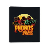 Visit Phobos - Canvas Wraps Canvas Wraps RIPT Apparel 11x14 / Black