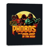 Visit Phobos - Canvas Wraps Canvas Wraps RIPT Apparel 16x20 / Black