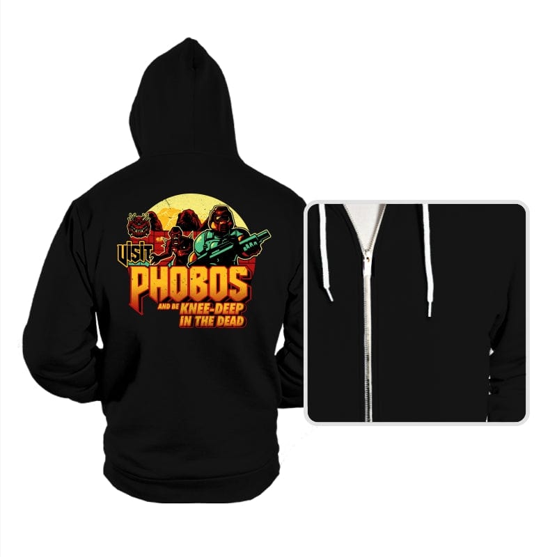 Visit Phobos - Hoodies Hoodies RIPT Apparel Small / Black