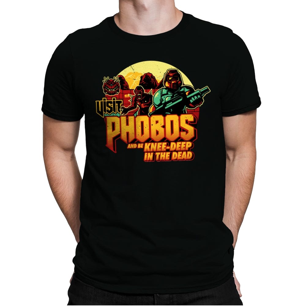 Visit Phobos - Mens Premium T-Shirts RIPT Apparel Small / Black