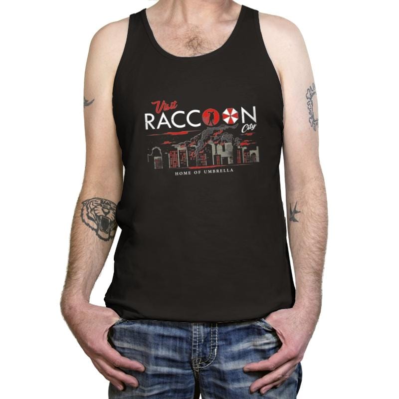 visit Raccoon - Tanktop Tanktop RIPT Apparel