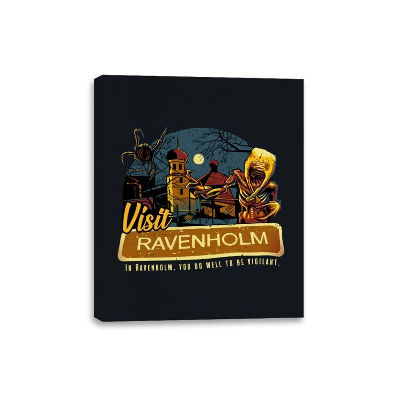 Visit Ravenholm - Canvas Wraps Canvas Wraps RIPT Apparel 8x10 / Black