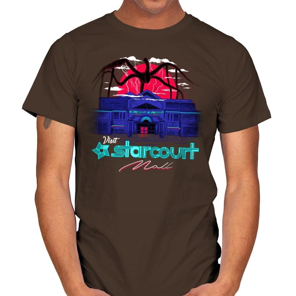 Visit The Mall - Mens T-Shirts RIPT Apparel Small / Dark Chocolate