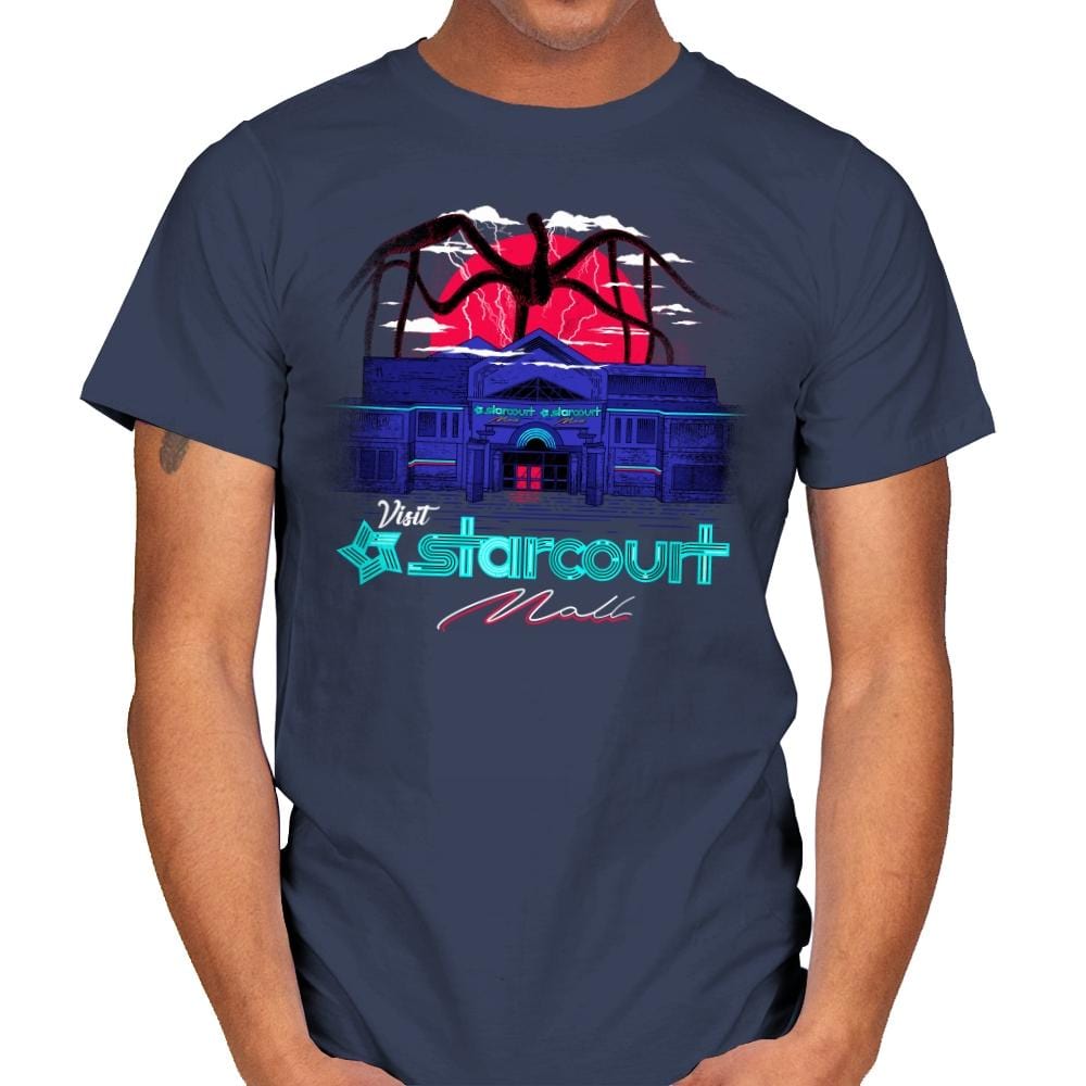 Visit The Mall - Mens T-Shirts RIPT Apparel Small / Navy