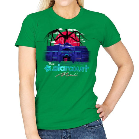 Visit The Mall - Womens T-Shirts RIPT Apparel Small / Irish Green