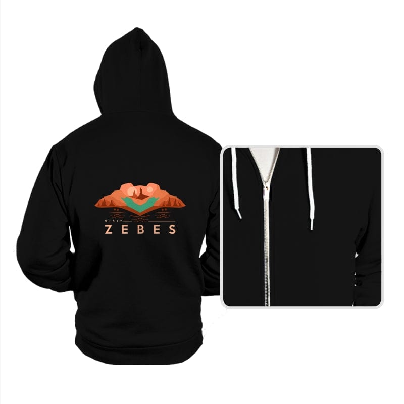 Visit Zebes for Retro Gamers - Hoodies Hoodies RIPT Apparel Small / Black