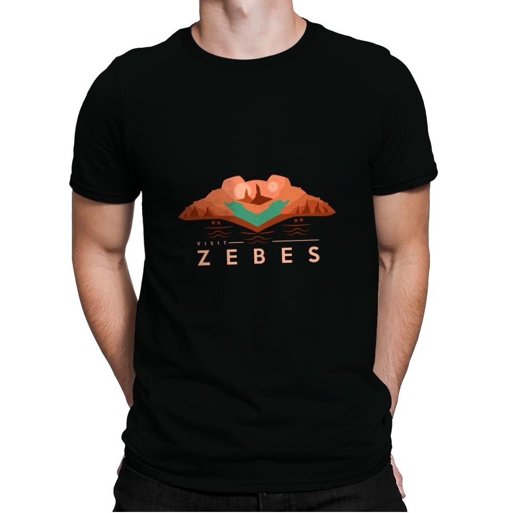 Visit Zebes for Retro Gamers - Mens Premium T-Shirts RIPT Apparel Small / Black