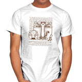 Vitruvian Buddies Exclusive - Mens T-Shirts RIPT Apparel Small / White