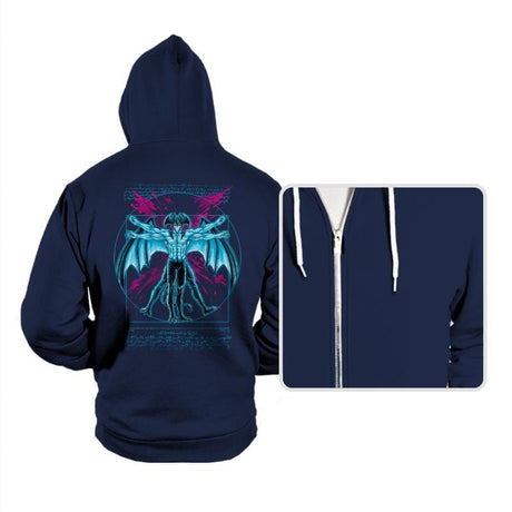 Vitruvian Devil - Hoodies Hoodies RIPT Apparel