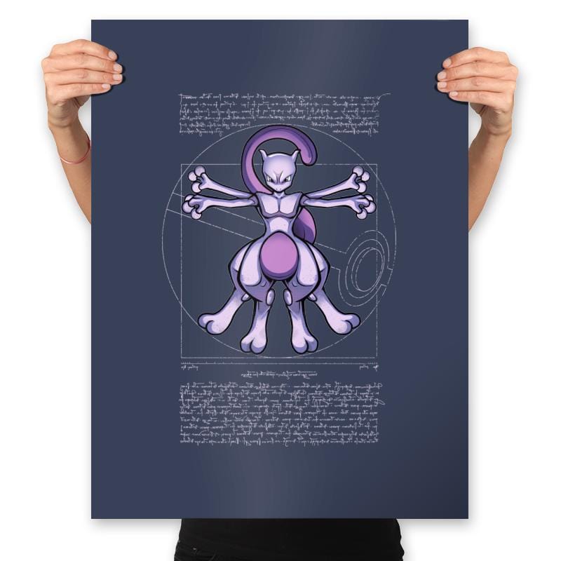 Vitruvian Legendary - Prints Posters RIPT Apparel 18x24 / Navy