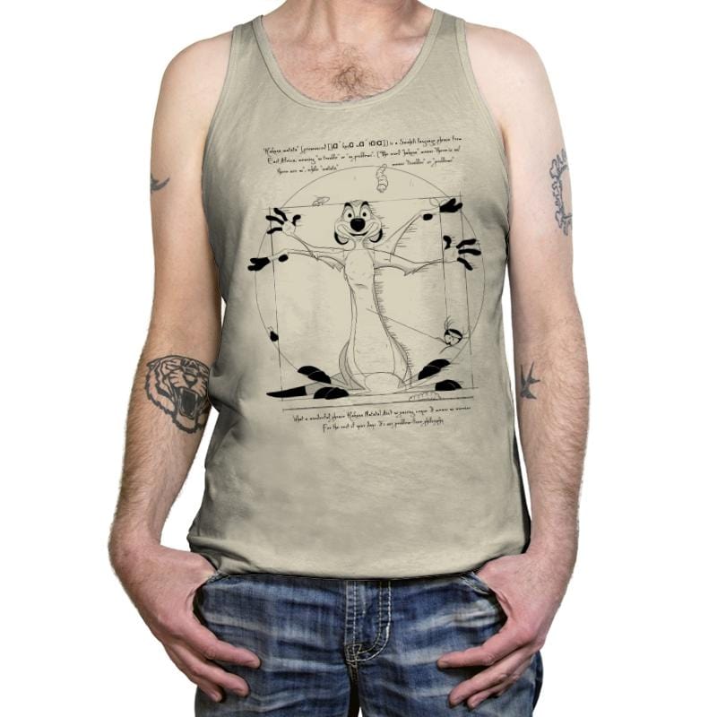 Vitruvian Matata - Tanktop Tanktop RIPT Apparel X-Small / ffeacd