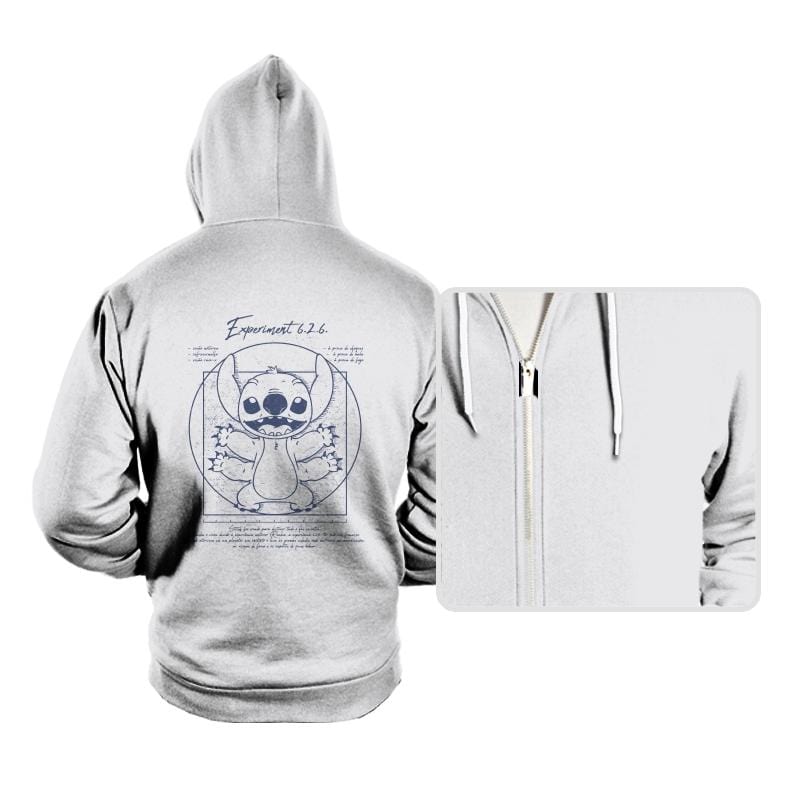 Vitruvian Stitch - Hoodies Hoodies RIPT Apparel Small / White