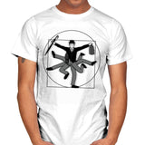 Vitruvian Walks - Mens T-Shirts RIPT Apparel Small / White