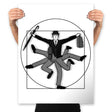 Vitruvian Walks - Prints Posters RIPT Apparel 18x24 / White