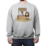 Volleyball Help! - Crew Neck Sweatshirt Crew Neck Sweatshirt RIPT Apparel Small / Sport Gray