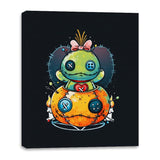 Voodoo Pumpkin - Canvas Wraps Canvas Wraps RIPT Apparel 16x20 / Black