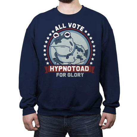 Vote For Glory - Crew Neck Sweatshirt Crew Neck Sweatshirt RIPT Apparel Small / Navy