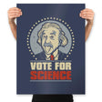 Vote for Science - Prints Posters RIPT Apparel 18x24 / Navy