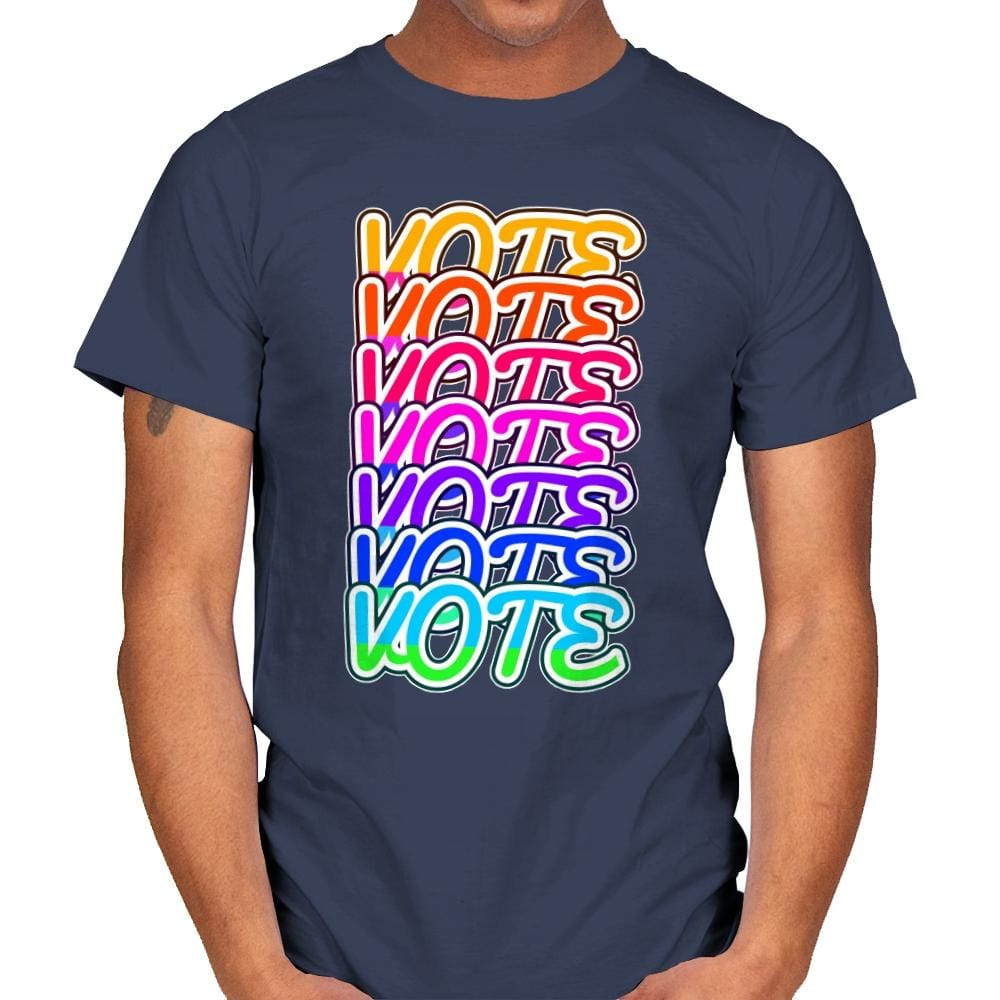 Vote Vote Vote - Mens T-Shirts RIPT Apparel Small / Navy