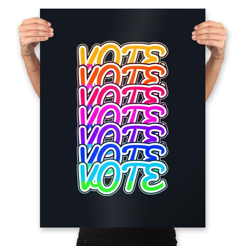 Vote Vote Vote - Prints Posters RIPT Apparel 18x24 / Black